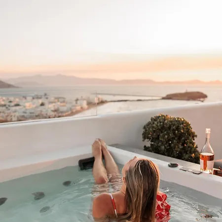 High End Unique 270 Degree Aerial Sea View Appartement Naxos City