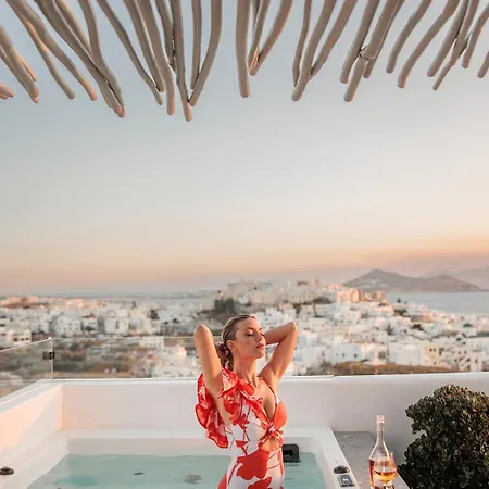 High End Unique 270 Degree Aerial Sea View Appartement Naxos City