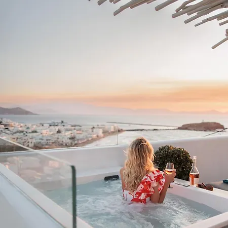 Lejlighed High End Unique 270 Degree Aerial Sea View Naxos City